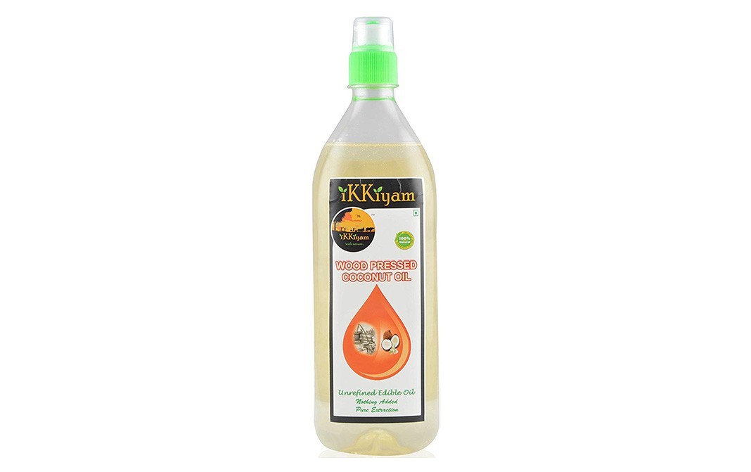 Ikkiyam Wood Preesed Coconut Oil    Bottle  1 litre
